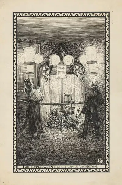 ОНИ ВЫКРИКНУЛИ ЭТО ОТ УДИВЛЕНИЯ by Г. ван Дорн, 1909 — digital art print download