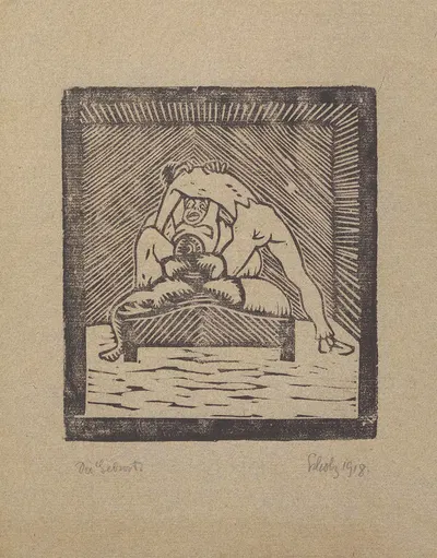 Рождение by Георг Шольц, 1918 — digital art print download