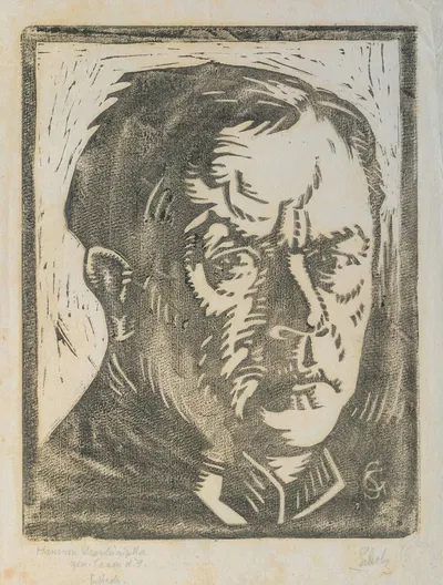 Портрет Ганса фон Страсдуриселлы by Георг Шольц, 1915 — digital art print download