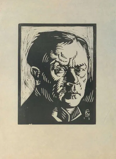 Портрет Ганса фон Страсдуриселлы by Георг Шольц, 1915 — digital art print download