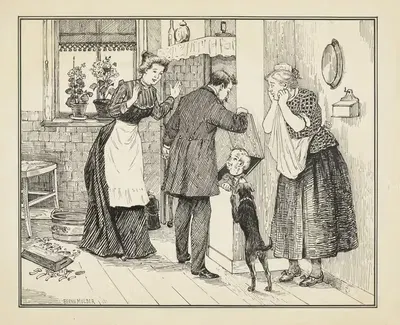 Застрявший мальчик обнаружен by Гиллис Бернард Мулдер, 1885 - 1938 — digital art print download