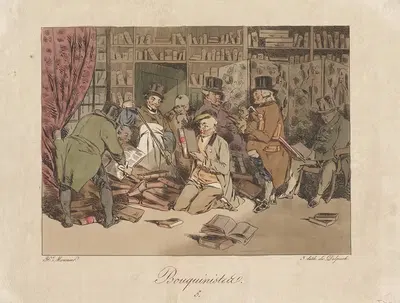 Буквинист by Генри Бонавентюр Моньё, c. 1830 — digital art print download