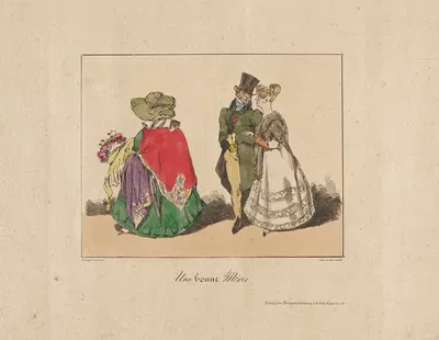 Хорошая мать by Генри Бонавентюр Моньё, c. 1830 — digital art print download
