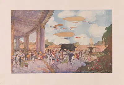 Exposition et universelle internationale de Gand 1913 by Jules De Bruycker, 1912 — digital art print download