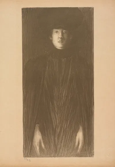 Femme vue de face by Norbert Goeneutte, 1894 — digital art print download