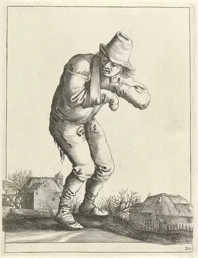 Бродяга с повязкой by Питер Янсз. Кваст, 1638-1652 — digital art print download
