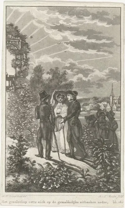 Восхождение на холм by Роэлоф ван дер Мейлен, 1816-1833 — digital art print download