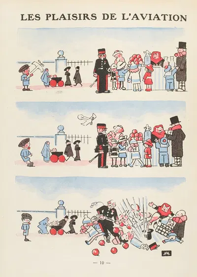 Удовольствия авиации by Андре Эле, 1924 — digital art print download