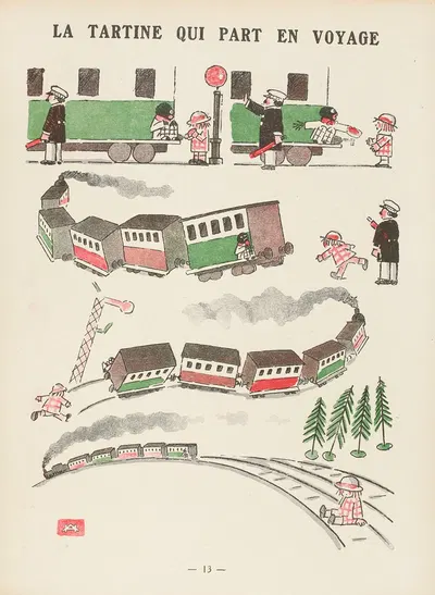 Тост, который отправляется в путешествие by Андре Эле, 1924 — digital art print download