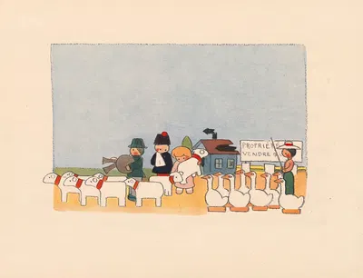 Коробка с игрушками – балет для детей Пл.10 by Андре Эле, 1913 — digital art print download