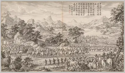 Получение капитуляции от Эли by Джузеппе Кастильоне, 1765-1774 — digital art print download