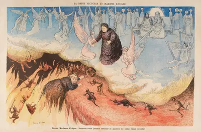 Королева Виктория и мадам Крюгер by Жан Вебер, 1901 — digital art print download