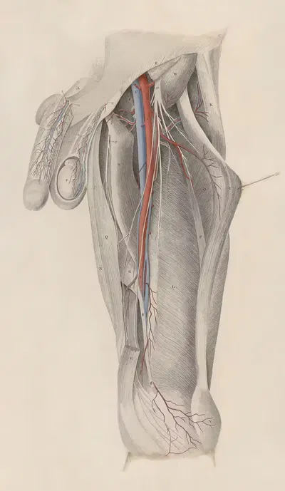 A system of anatomical plates of the human body Pl.025 by John Lizars, 1840 — digital art print download