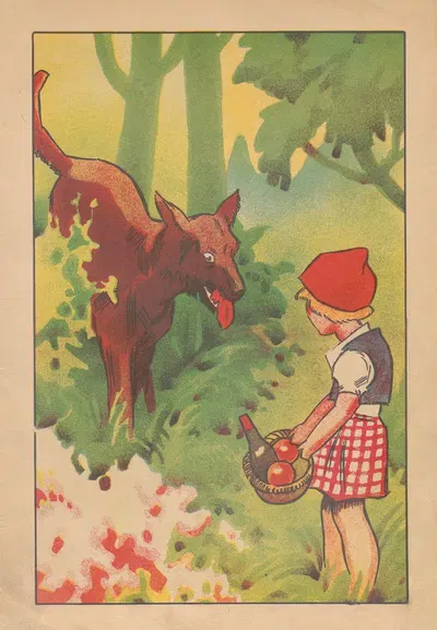Красная Шапочка, Пл.2 by Нина Ковальская, 1945 — digital art print download