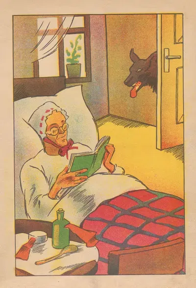 Красная шапочка Pl.3 by Нина Ковальская, 1945 — digital art print download