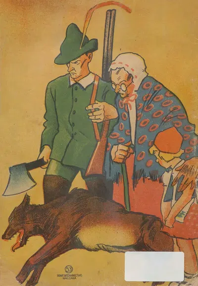 Красная Шапочка Pl.6 by Нина Ковальская, 1945 — digital art print download