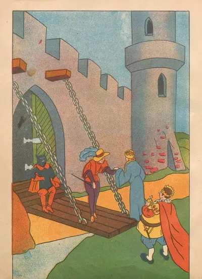 Кот в сапогах, Пл.5 by Нина Ковальская, 1930 — digital art print download