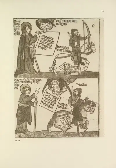 Die Apokalypse Pl.09 by Paul Kristeller, 1916 — digital art print download