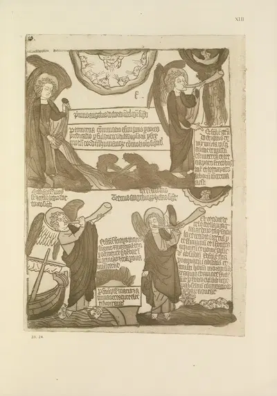 Die Apokalypse Pl.13 by Paul Kristeller, 1916 — digital art print download