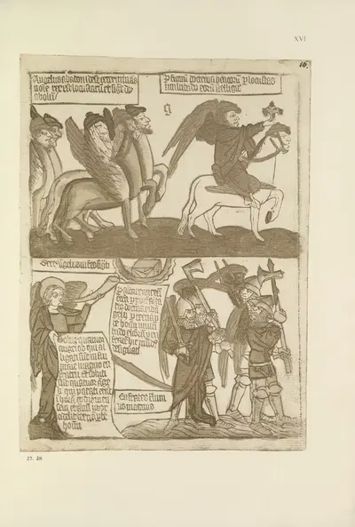 Die Apokalypse Pl.16 by Paul Kristeller, 1916 — digital art print download