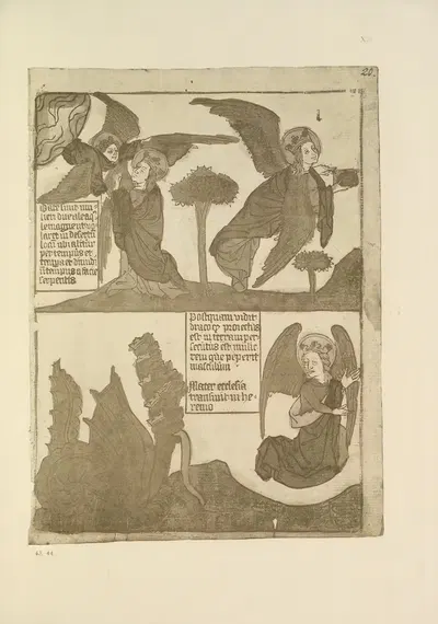 Die Apokalypse Pl.20 by Paul Kristeller, 1916 — digital art print download