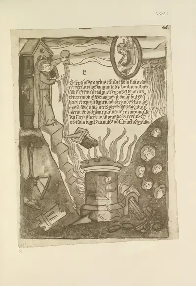 Die Apokalypse Pl.36 by Paul Kristeller, 1916 — digital art print download