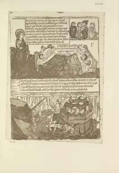Die Apokalypse Pl.37 by Paul Kristeller, 1916 — digital art print download