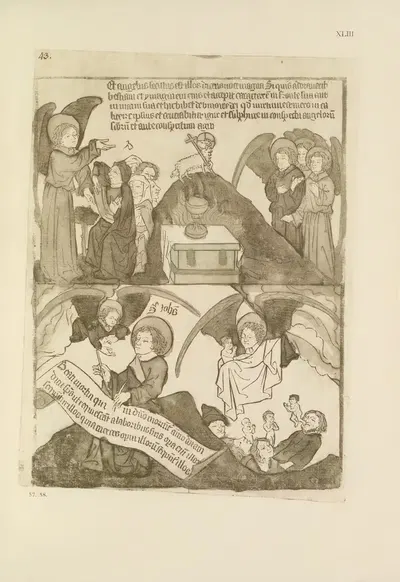Die Apokalypse Pl.43 by Paul Kristeller, 1916 — digital art print download