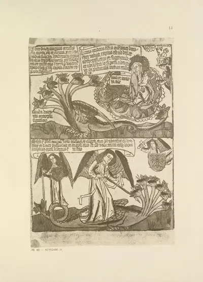 Die Apokalypse Pl.51 by Paul Kristeller, 1916 — digital art print download
