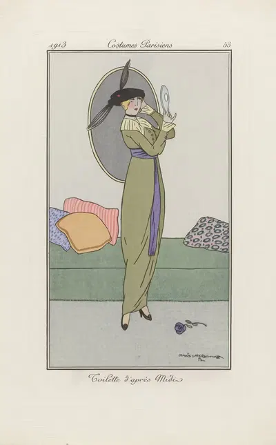 Уборка по обеду by Арис Мецано, 1913 — digital art print download