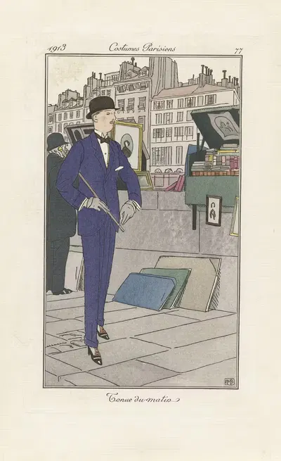Утренний наряд by Бернар Буте де Моновель, 1913 — digital art print download