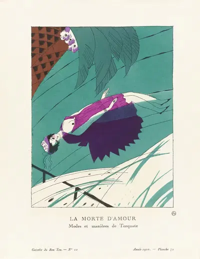 La morte d'amour Modes et manières de Torquate by Charles Martin, 1920 — digital art print download