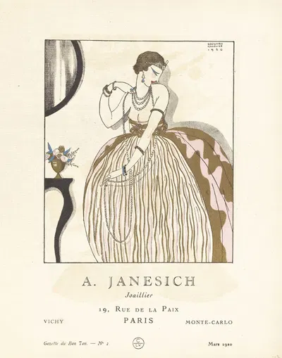 А. Янесич by Эдуар Халуз, 1920 — digital art print download