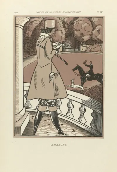 Amazone by Fernand Siméon, 1922 — digital art print download