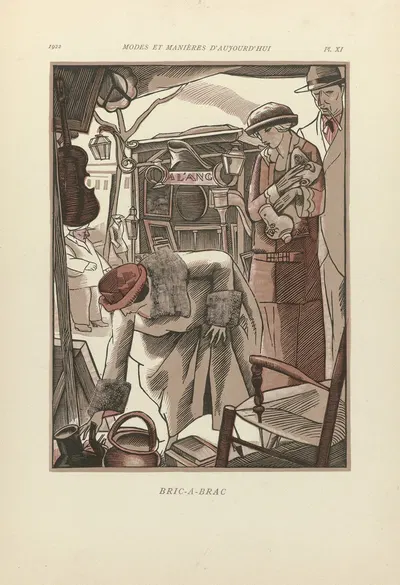 Bric-A-Brac by Fernand Siméon, 1922 — digital art print download
