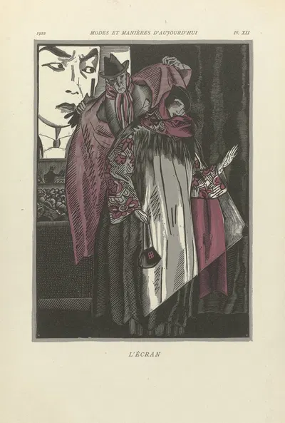 L'écran by Fernand Siméon, 1922 — digital art print download