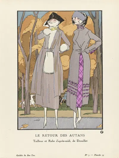 Возвращение осени Портной и Полуторапиджак, от Дойе by Фернан Симон, 1920 — digital art print download
