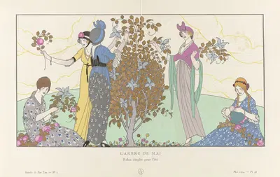 L'Arbre de mai Robes simples pour l'été by Francisco Javier Gosé, 1914 — digital art print download
