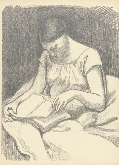 Liseuse by Georges Daniel de Monfreid, 1893-1895 — digital art print download