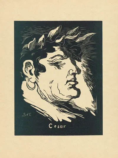 Цезарь by Жорж д'Эспаньят, 1893-1895 — digital art print download
