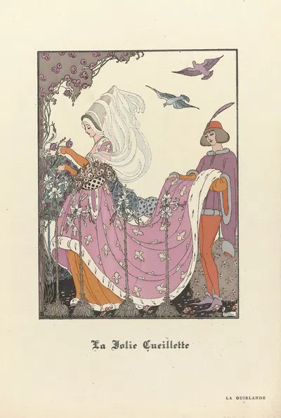 Гирлянда – Прекрасный сбор by Герда Вегенер, 1919-1920 — digital art print download