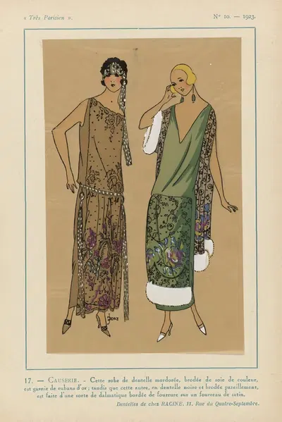 Causerie by G-P. Joumard, 1923 — digital art print download