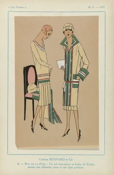 Création Bernard Et Cie – Rue De La Paix by G-P. Joumard, 1925 — digital art print download