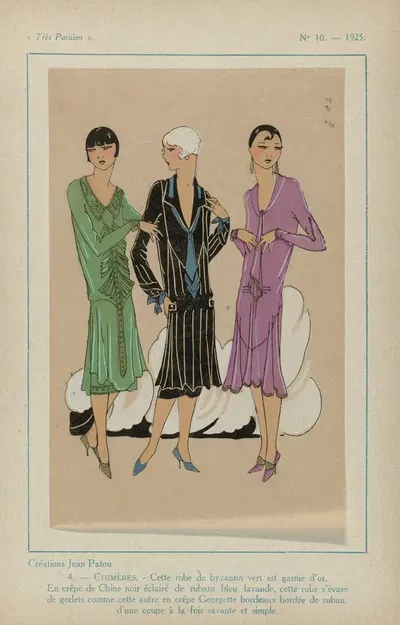Création Jean Patou – Chimères by G-P. Joumard, 1925 — digital art print download