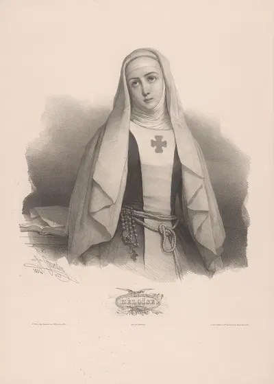Элоиза by Анри Греведон, 1834 — digital art print download