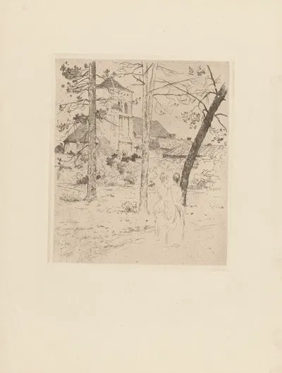 Прогулка by Генри Лероль, 1893-1895 — digital art print download