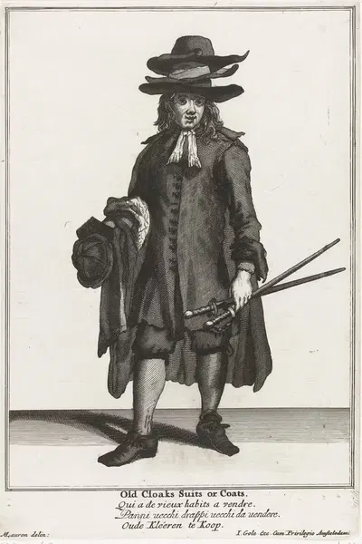 Старые плащи, костюмы или пальто by Якоб Голе, 1688 - 1724 — digital art print download
