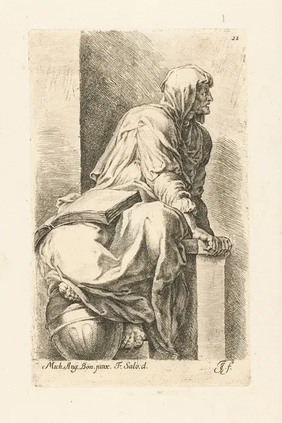 Sibyl by Jan de Bisschop, 1666-1671 — digital art print download