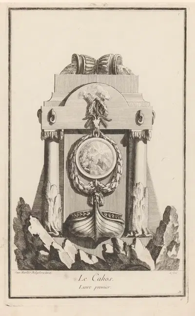 Хаос. Книга первая by Жан-Шарль Делафосс, 1768 - 1771 — digital art print download