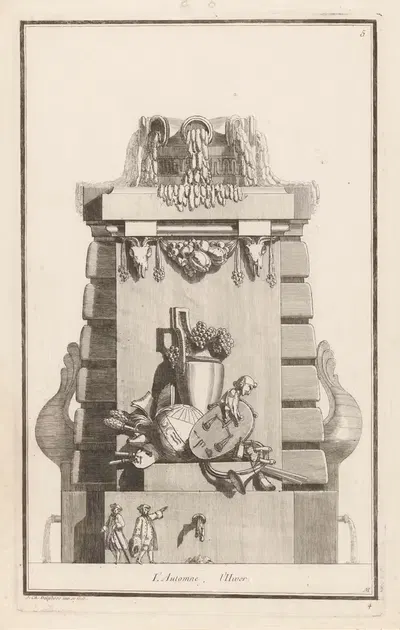 Осень, Зима by Жан-Шарль Делафосс, 1768 - 1771 — digital art print download